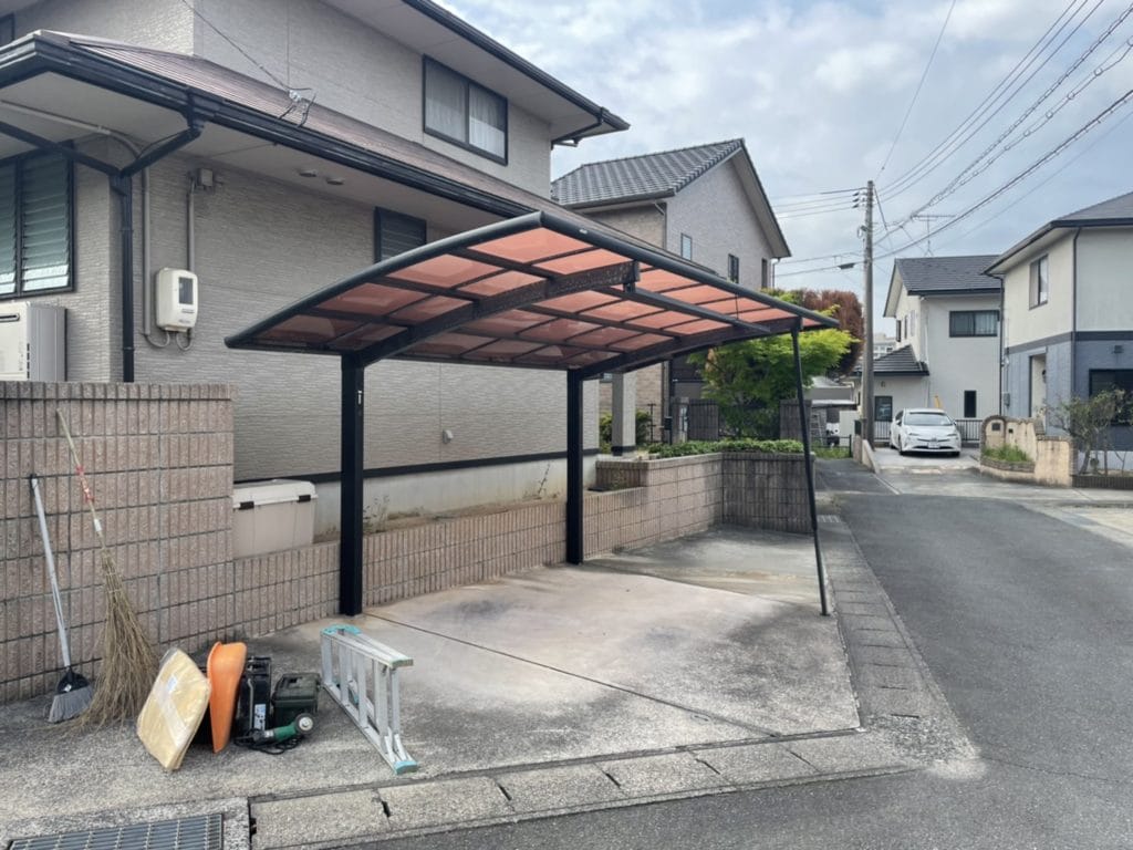 宇部市山門のカーポート