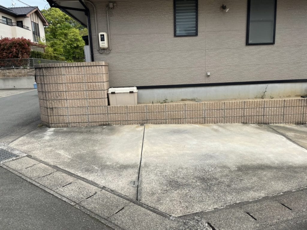 カーポート解体完了