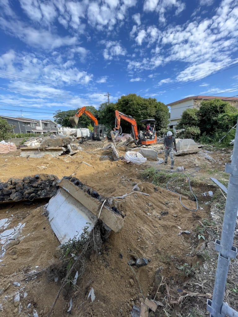 宇部市の住宅解体