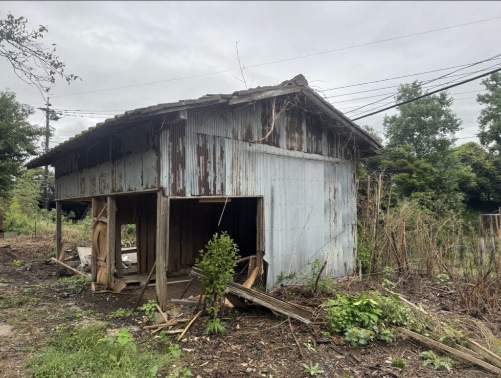 美祢市美東木造解体工事