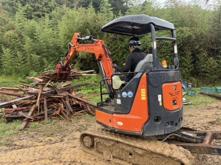 美祢市美東木造解体