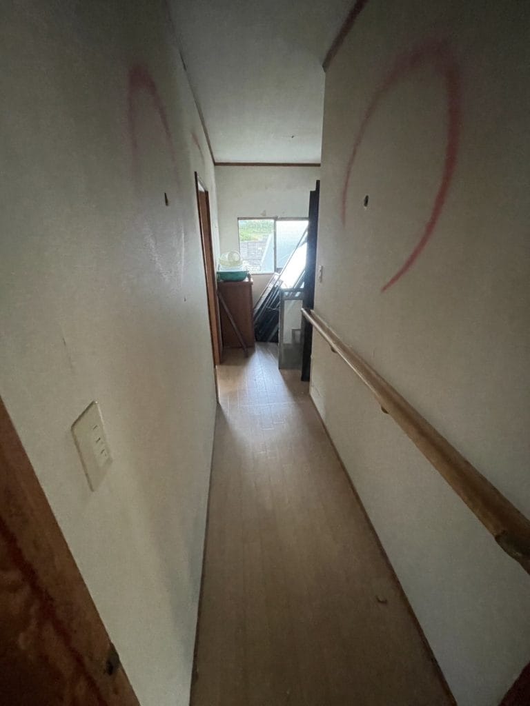 解体工事前のボード