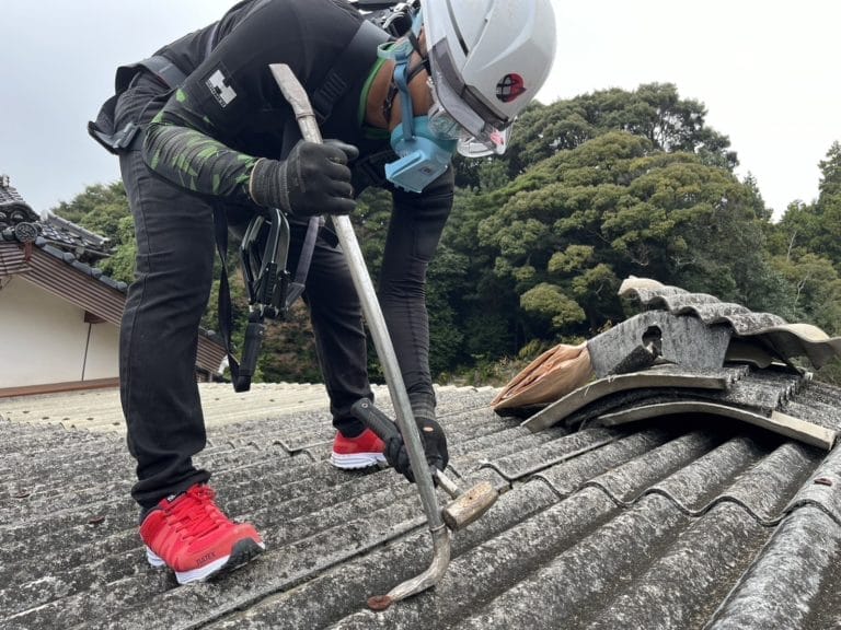 スレート撤去画像