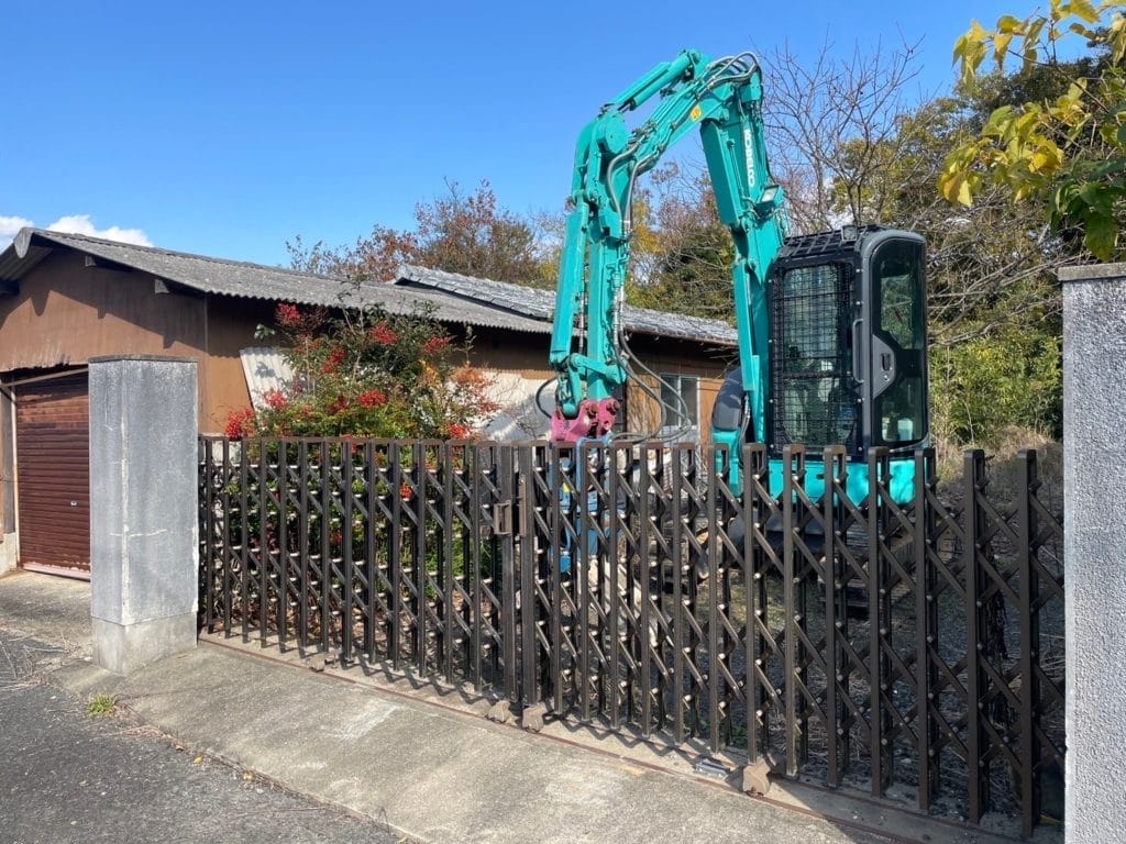 解体工事着工前