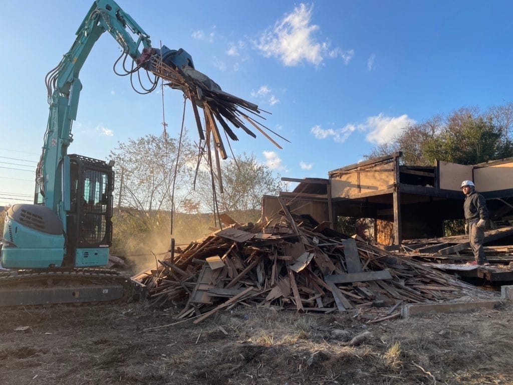 山口市佐山解体工事