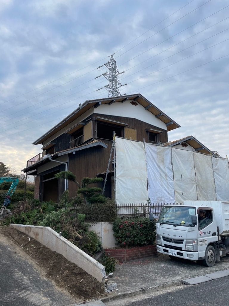 常盤台解体工事