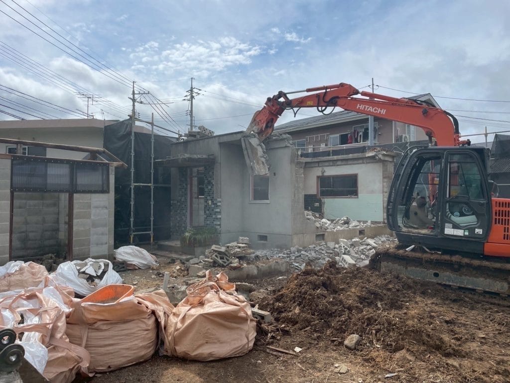 山口市吉敷解体工事