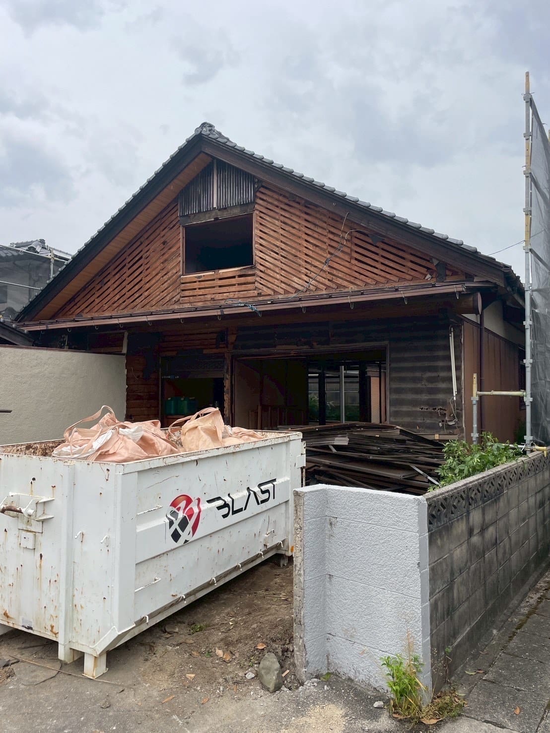 解体工事の分別解体