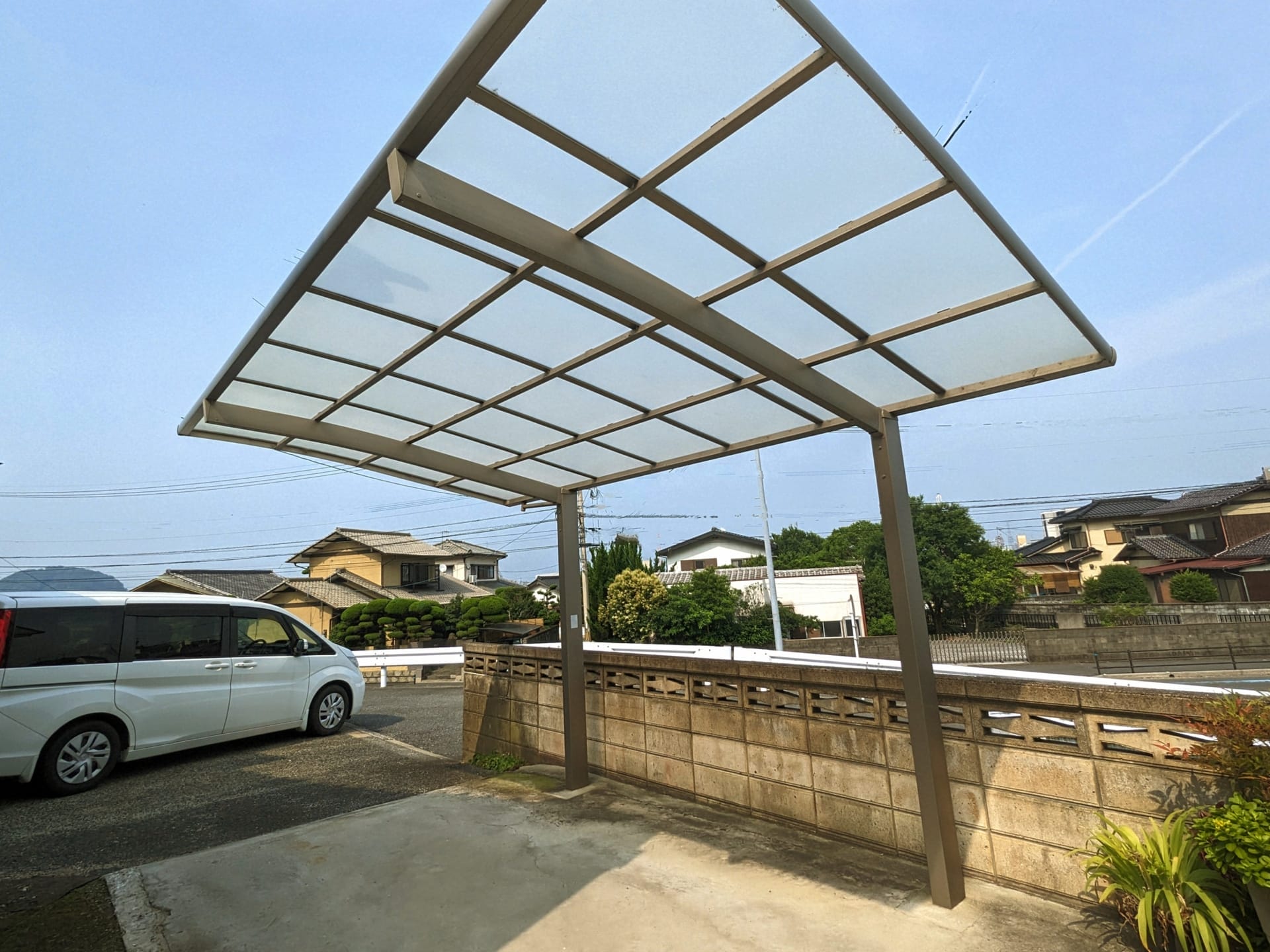 宇部市でカーポート撤去