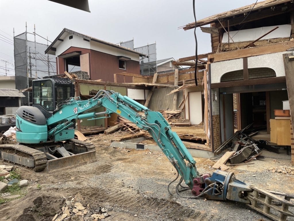 吉敷解体工事