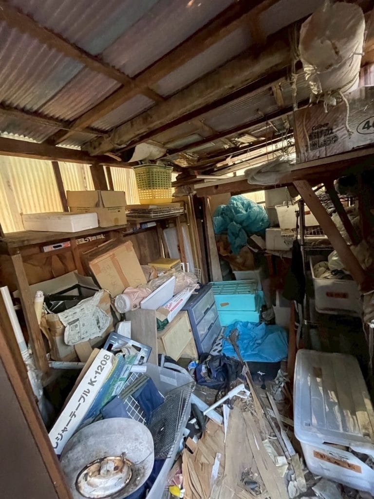 宇部市小屋解体