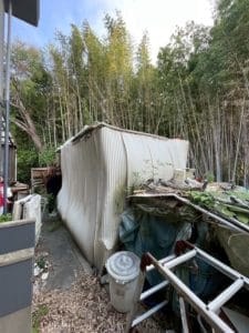 宇部市小屋解体