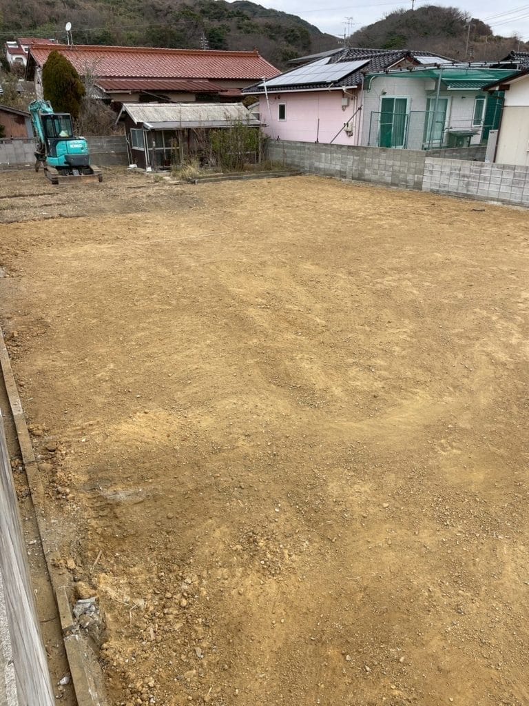 解体工事完了後