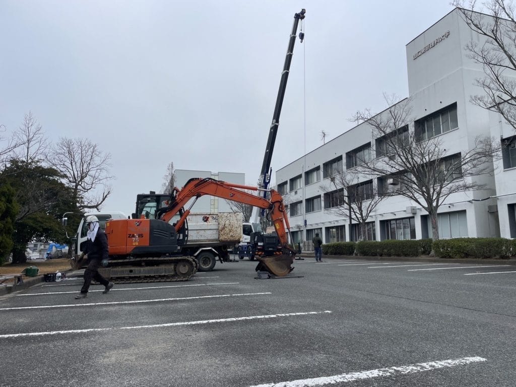 山陽小野田市で伐採工事の写真