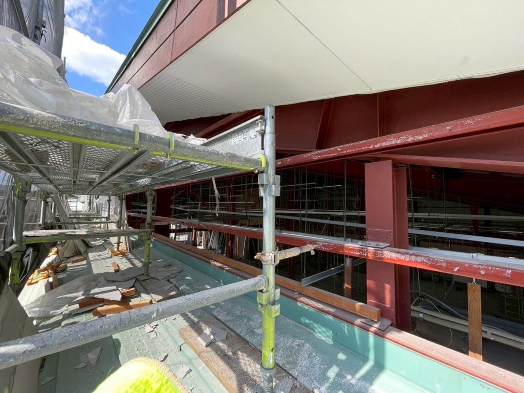 外壁材撤去写真