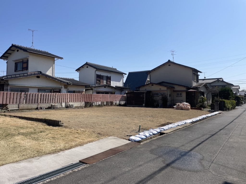 厚南解体工事整地後